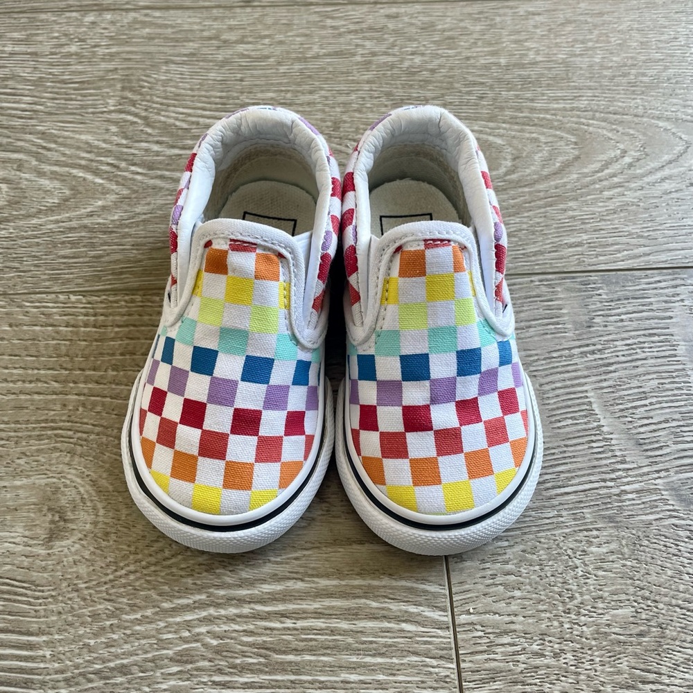 Toddler Vans Rainbow Checkered
